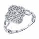 Серебряное кольцо SOKOLOV 94015106 с фианитом