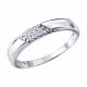 Серебряное кольцо SOKOLOV 94015152 с фианитом