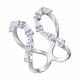 Серебряное кольцо SOKOLOV 94015169 с фианитом