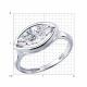 Серебряное кольцо SOKOLOV 94015173 с фианитом
