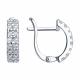 Серебряные серьги SOKOLOV 94021916-91 с фианитом