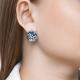 Серебряные серьги SOKOLOV 94022682 с кристаллом Swarovski