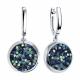 Серебряные серьги SOKOLOV 94022685 с кристаллом Swarovski