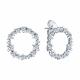 Серебряные серьги SOKOLOV 94023515-91 с фианитом