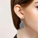 Серебряные серьги SOKOLOV 94023682 с фианитом и кристаллом Swarovski
