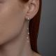 Серебряные серьги SOKOLOV 94023935-91 с фианитом