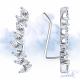 Серебряные серьги SOKOLOV 94024257-91 с фианитом