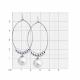 Серебряные серьги SOKOLOV 94025059 с жемчугом Swarovski