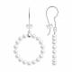 Серебряные серьги SOKOLOV 94025074 с жемчугом Swarovski