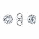 Серебряные серьги SOKOLOV 94025228-91 с фианитом