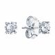 Серебряные серьги SOKOLOV 94025262-91 с фианитом