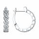 Серебряные серьги SOKOLOV 94025640-91 с фианитом