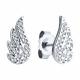 Серебряные серьги SOKOLOV 94025727-91 с фианитом