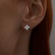 Серебряные серьги SOKOLOV 94025752-91 с фианитом