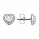 Серебряные серьги SOKOLOV 94025764-91 с фианитом