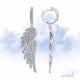 Серебряные серьги SOKOLOV 94025773-91 с фианитом
