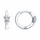 Серебряные серьги SOKOLOV 94025781-91 с фианитом