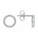 Серебряные серьги SOKOLOV 94025799-91 с фианитом