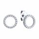 Серебряные серьги SOKOLOV 94025799-91 с фианитом