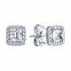 Серебряные серьги SOKOLOV 94025857-91 с фианитом