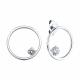 Серебряные серьги SOKOLOV 94025861-91 с фианитом