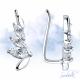 Серебряные серьги SOKOLOV 94025874-91 с фианитом