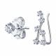 Серебряные серьги SOKOLOV 94025895-91 с фианитом