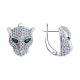 Серебряные серьги SOKOLOV 94025897-91 с фианитом