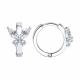 Серебряные серьги SOKOLOV 94026042-91 с фианитом