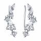 Серебряные серьги SOKOLOV 94026084-91 с фианитом