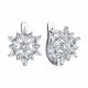 Серебряные серьги SOKOLOV 94026098-91 с фианитом