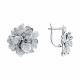 Серебряные серьги SOKOLOV 94026227-91 с фианитом