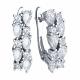 Серебряные серьги SOKOLOV 94026231-91 с фианитом