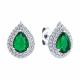 Серебряные серьги SOKOLOV 94026258-91 с фианитом
