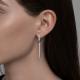 Серебряные серьги SOKOLOV 94026259-91 с фианитом