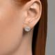 Серебряные серьги SOKOLOV 94026268-91 с фианитом