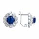Серебряные серьги SOKOLOV 94026275-91 с фианитом