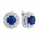 Серебряные серьги SOKOLOV 94026275-91 с фианитом