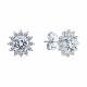 Серебряные серьги SOKOLOV 94026277-91 с фианитом