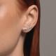 Серебряные серьги SOKOLOV 94026287-91 с фианитом