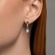 Серебряные серьги SOKOLOV 94026325-91 с фианитом