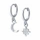 Серебряные серьги SOKOLOV 94026326-91 с фианитом