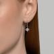Серебряные серьги SOKOLOV 94026372-91 с фианитом