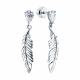 Серебряные серьги SOKOLOV 94026436-91 с фианитом