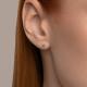 Серебряные серьги SOKOLOV 94026496-91 с фианитом