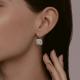 Серебряные серьги SOKOLOV 94026542-91 с фианитом