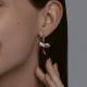 Серебряные серьги SOKOLOV 94026543-91 с фианитом