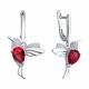 Серебряные серьги SOKOLOV 94026543-91 с фианитом