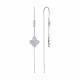 Серебряные серьги SOKOLOV 94026561-91 с фианитом