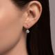 Серебряные серьги SOKOLOV 94026644-91 с фианитом